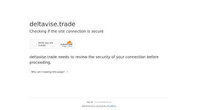 HYIP screenshot  deltavise.trade