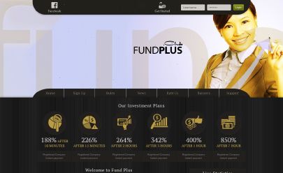Captura de pantalla de HYIP fundplus.club