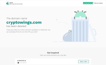 Screenshot HYIP Crypto Wings Finance