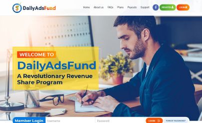 HYIP-Screenshot Daily Ads Fund
