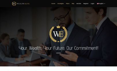 Screenshot HYIP Wealth Elite