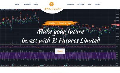 Captura de pantalla de HYIP Bitcoin Futures