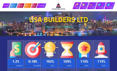 HYIP screenshot  Usa Builders Ltd