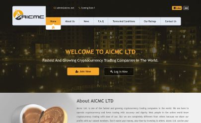 HYIP screenshot  Aicmc Ltd