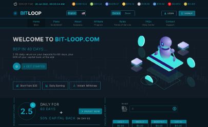 HYIP-Screenshot BIT-LOOP.COM