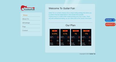 Captura de pantalla de HYIP GuitarFan.club