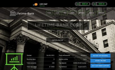 HYIP screenshot  LIFETIME-BANK.COM