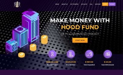 HYIP-Screenshot Hoodfund