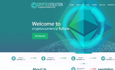 Captura de pantalla de HYIP CryptoEvolution
