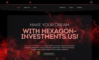 Capture d'écran de HYIP Hexagon-investments