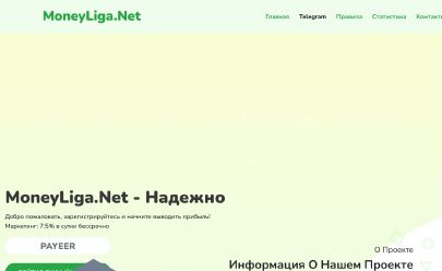 HYIP-Screenshot Moneyliga