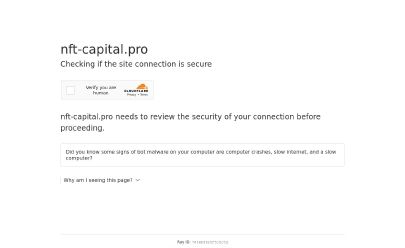 Captura de pantalla de HYIP Nft Capital