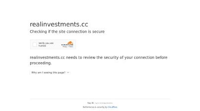 Captura de pantalla de HYIP Real Investments
