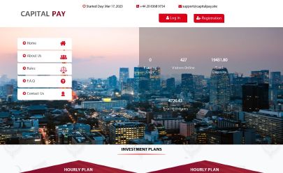 Screenshot HYIP Capitalpay.site
