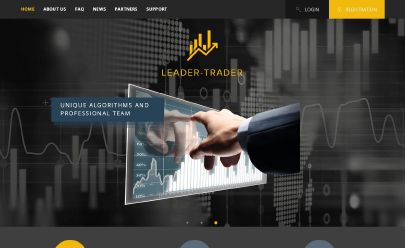 Screenshot HYIP leader-trader.com