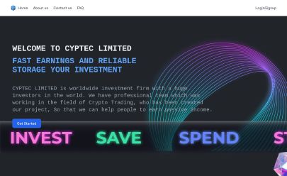 Screenshot HYIP Cyptec Limited