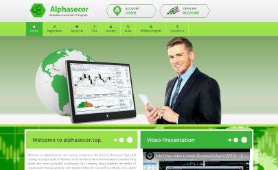 HYIP-Screenshot alphasecor.top