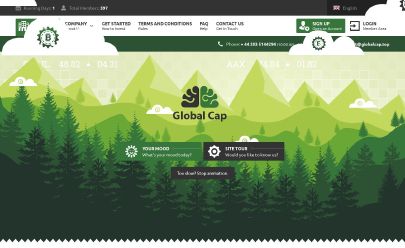 HYIP screenshot  globalcap.top