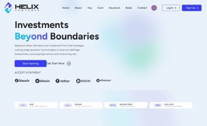 Screenshot HYIP Quantum Helix Ventures