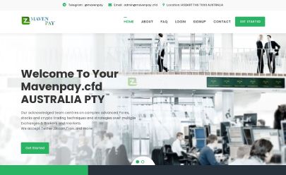 Captura de pantalla de HYIP mavenpay.cfd