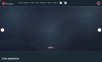 HYIP screenshot  Inzogain New
