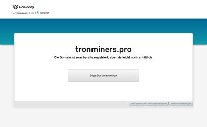 Capture d'écran de HYIP Tron Miner